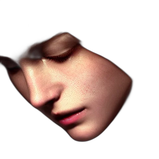 face, mask, hat, robot, 3d render, photorealistic, vaporwave, concept art transparent PNG cut-out