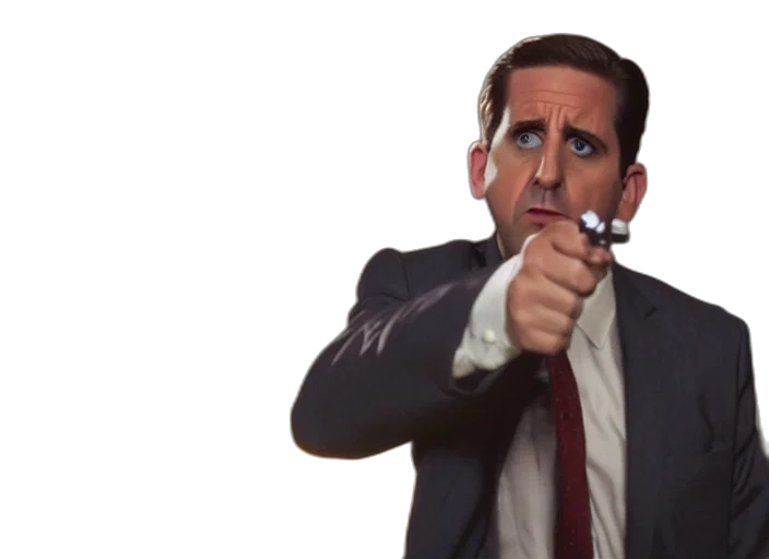 weapon, staff, face, 3d render transparent PNG cut-out
