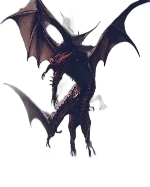 dragon, creature, staff, animal, concept art, fantasy art, 3d render, pixel art transparent PNG cut-out