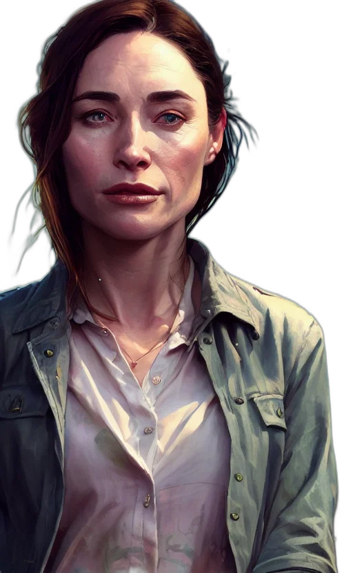 jacket, face, staff, photorealistic transparent PNG cut-out