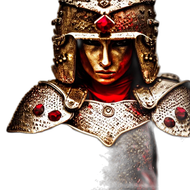 crown, sword, face, staff, fantasy art, concept art, 3d render, photorealistic transparent PNG cut-out