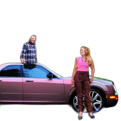 car, hair, animal, jacket transparent PNG cut-out
