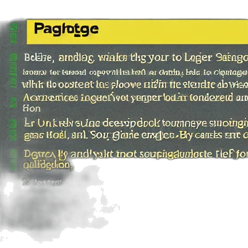 3d render, golden, green, paragraph, starting, highlighted transparent PNG cut-out