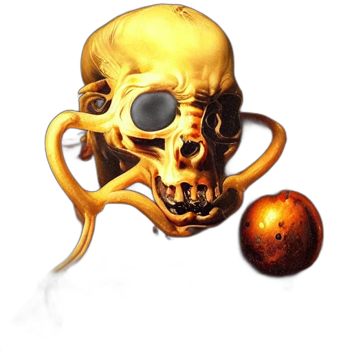 food, mask, jewelry, staff, 3d render, concept art, photorealistic, fantasy art transparent PNG cut-out