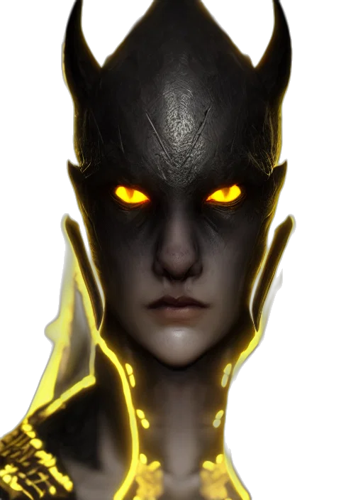 face, mask, staff, crown transparent PNG cut-out