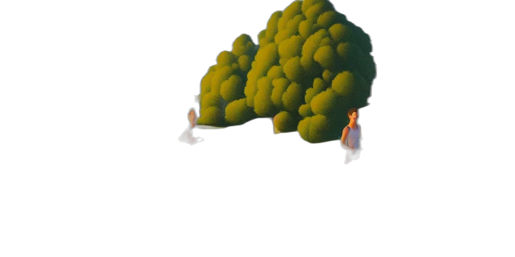 tree, crown, creature, robot transparent PNG cut-out