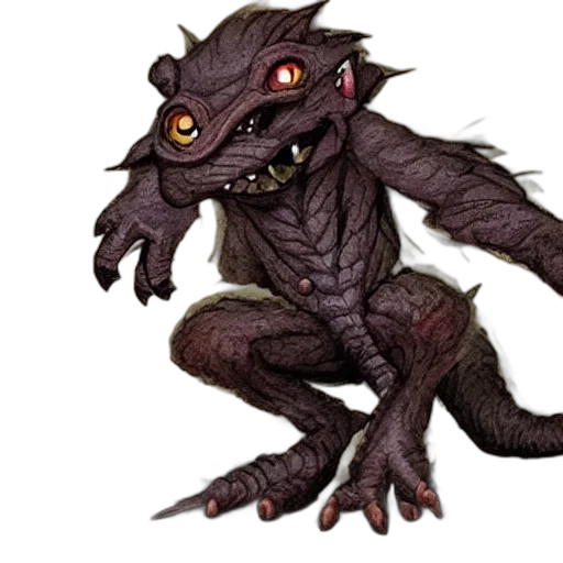 dragon, creature, animal, staff transparent PNG cut-out