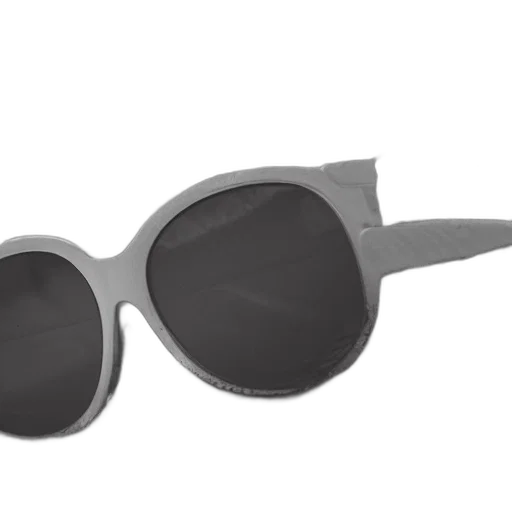3d render, monochrome, lemon, wearing transparent PNG cut-out