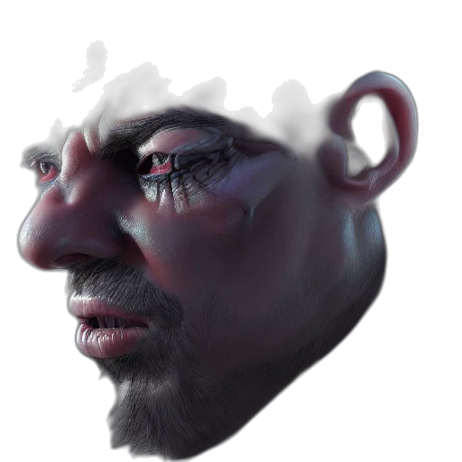 face, mask, creature, dragon transparent PNG cut-out