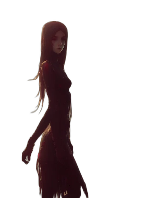 dress, staff, mask, creature, concept art, fantasy art, 3d render, pixel art transparent PNG cut-out