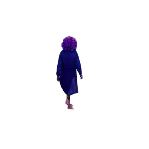 dress, jacket, umbrella, creature, 3d render, vaporwave, concept art, pixel art transparent PNG cut-out