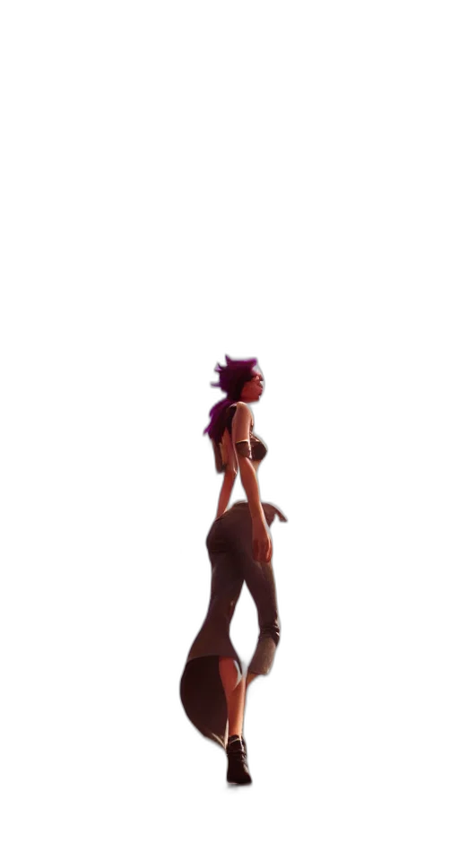 creature, dress, animal, staff transparent PNG cut-out