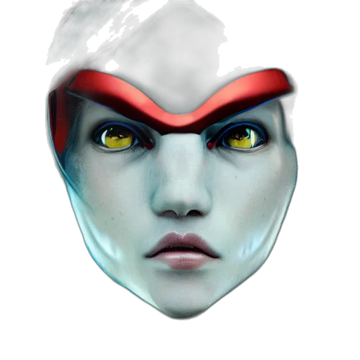 mask, face, concept art, fantasy art transparent PNG cut-out