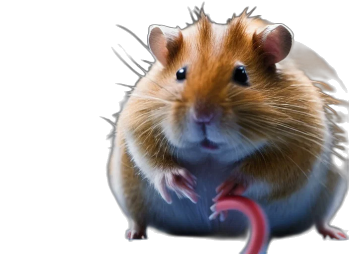 animal, creature, food, hair, photorealistic, concept art, 3d render, cartoon transparent PNG cut-out