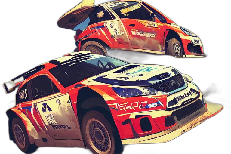 car, concept art, photorealistic, 3d render transparent PNG cut-out