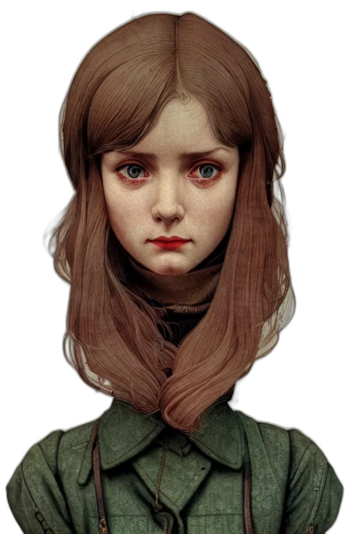 face, mask, hair, creature transparent PNG cut-out