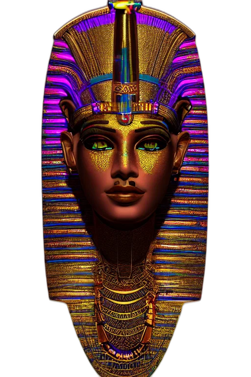 jewelry, mask, face, crown, photorealistic, fantasy art, concept art, pixel art transparent PNG cut-out