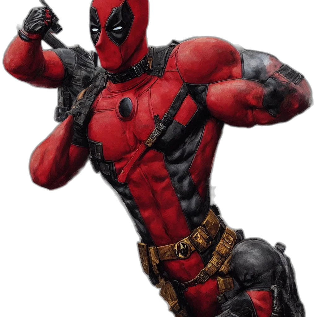 comic book art, concept art, 3d render, photorealistic transparent PNG cut-out
