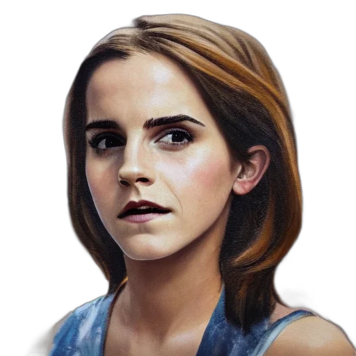 face, mask, dress, hair, photorealistic, concept art, watercolor, cartoon transparent PNG cut-out