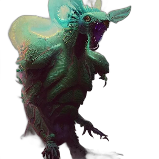 dragon, creature, animal, mask, concept art, fantasy art, 3d render, pixel art transparent PNG cut-out