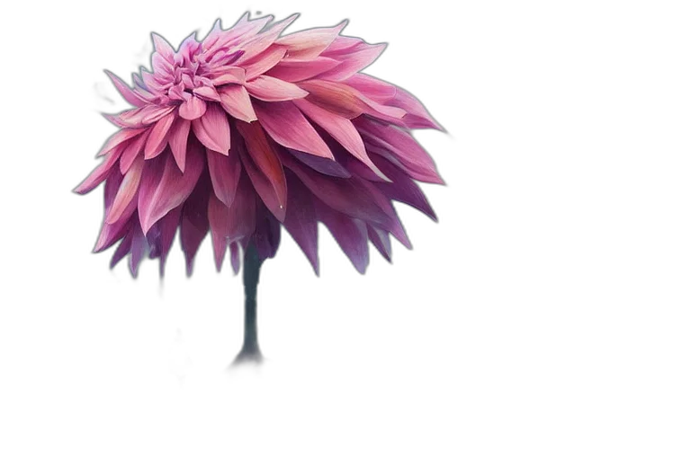 flower, umbrella, tree, crown, 3d render, photorealistic, concept art, fantasy art transparent PNG cut-out