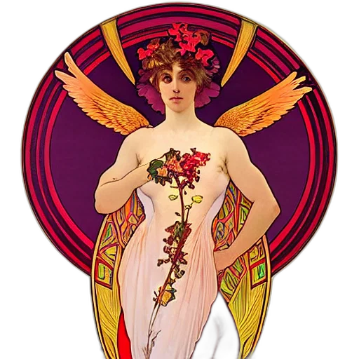 staff, dress, jewelry, crown, pixel art, fantasy art, concept art, red transparent PNG cut-out