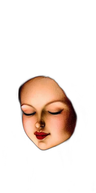 face, mask, hat, hair transparent PNG cut-out