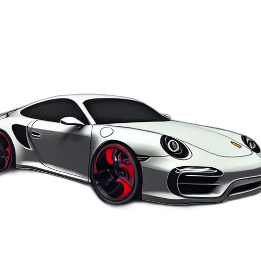car, photorealistic, 3d render, concept art transparent PNG cut-out