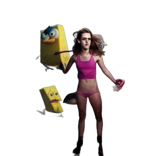 robot, creature, dress, staff transparent PNG cut-out