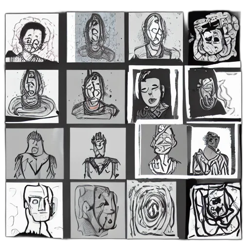 face, mask, concept art, comic book art, cartoon, outer space, all, art transparent PNG cut-out