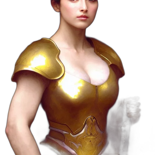 dress, crown, jewelry, staff transparent PNG cut-out