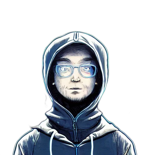 jacket, face, staff, mask transparent PNG cut-out