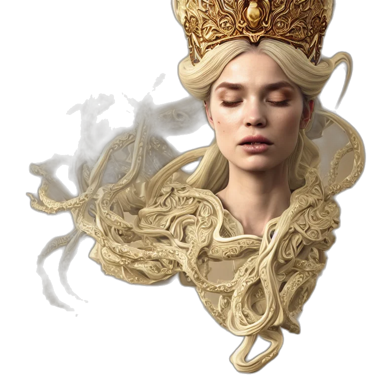 crown, jewelry, hair, face, fantasy art, concept art, photorealistic, pixel art transparent PNG cut-out