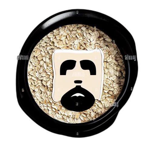 food, mask, robot, cartoon, bowl, oats, face, john transparent PNG cut-out