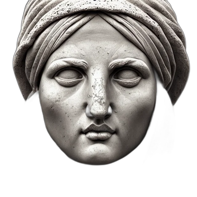 face, mask, crown, jewelry, photorealistic, 3d render, vaporwave, pencil sketch transparent PNG cut-out
