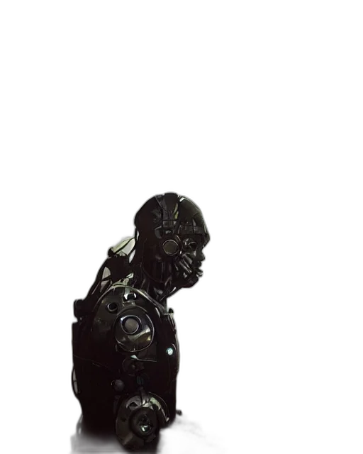 robot, mask, face, creature, 3d render, concept art, pixel art, photorealistic transparent PNG cut-out