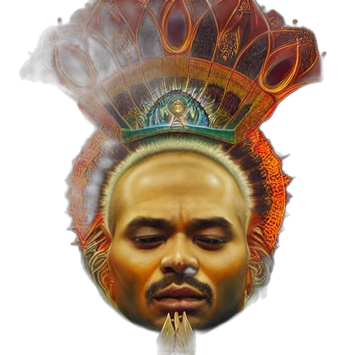 crown, face, concept art, photorealistic transparent PNG cut-out