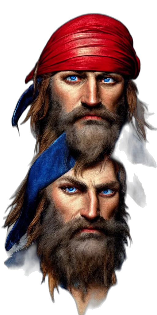 face, crown, photorealistic, fantasy art, concept art, 3d render, blue, detailed transparent PNG cut-out