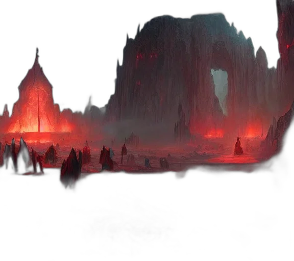 concept art, fantasy art, watercolor, cyberpunk transparent PNG cut-out