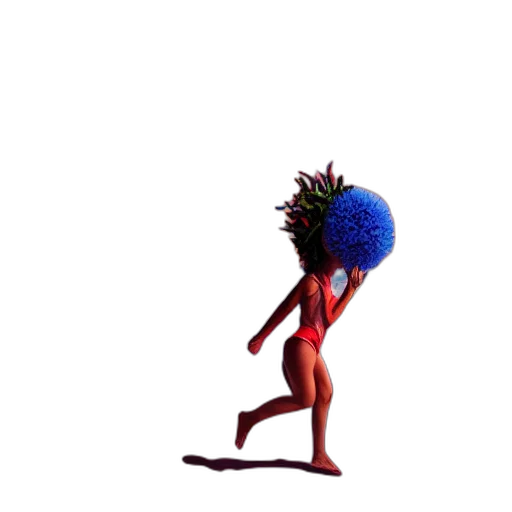 hair, crown, staff, hat, pixel art, concept art, 3d render, fantasy art transparent PNG cut-out