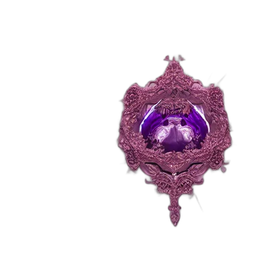 jewelry, crown, staff, mask, 3d render, photorealistic, princess, amethyst transparent PNG cut-out