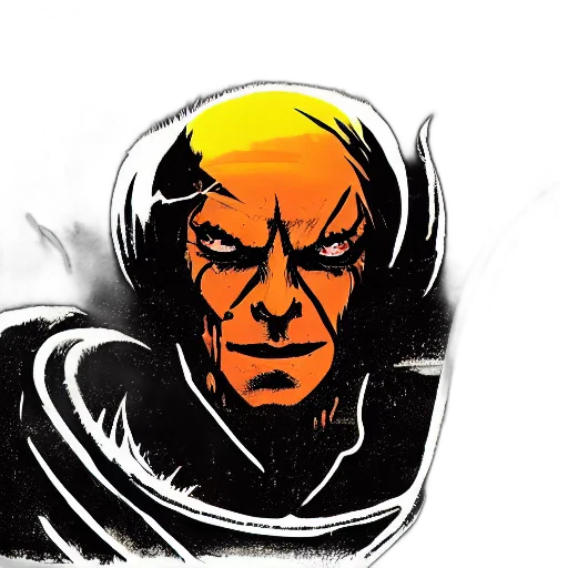 mask, face, comic book art, concept art, cartoon, fantasy art, outer space, magic transparent PNG cut-out