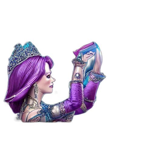 crown, jewelry, shoes, weapon, fantasy art, concept art, photorealistic, cartoon transparent PNG cut-out