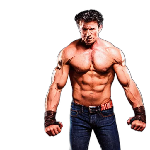 photorealistic, 3d render, concept art, annie, leibovitz, style, photoshoot, ripped transparent PNG cut-out
