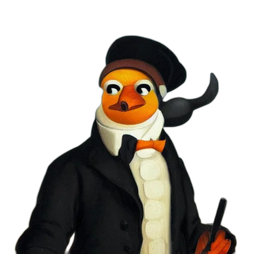 staff, hat, mask, animal, concept art, 3d render, pixel art, cartoon transparent PNG cut-out