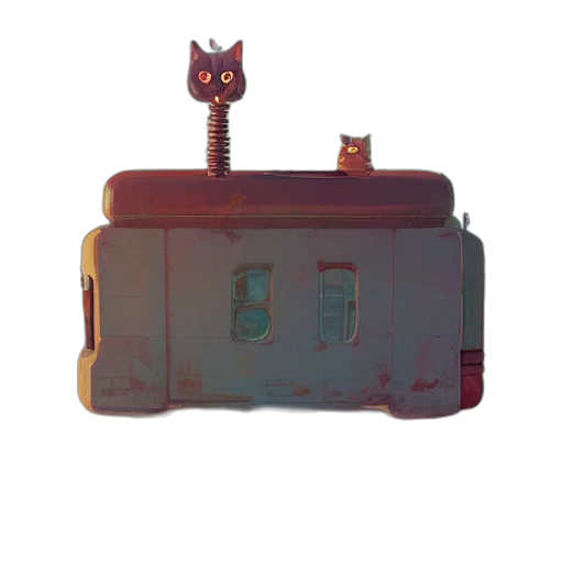 robot, crown, weapon, staff transparent PNG cut-out