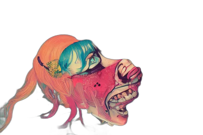 creature, mask, animal, dragon transparent PNG cut-out