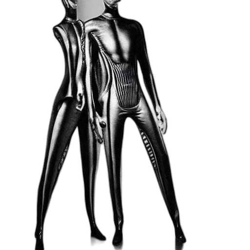 robot, creature, jacket, weapon transparent PNG cut-out
