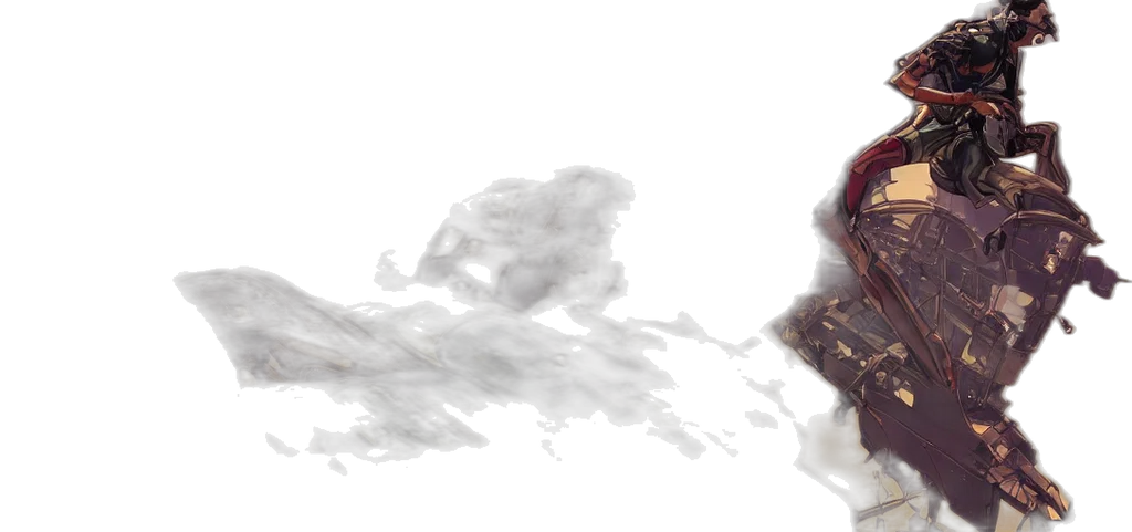 dragon, hair, mask, creature transparent PNG cut-out