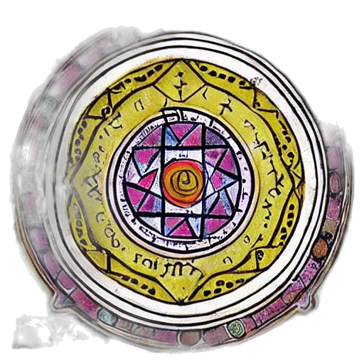 jewelry, crown, staff, 3d render, mandala, containing, secret, demonic transparent PNG cut-out